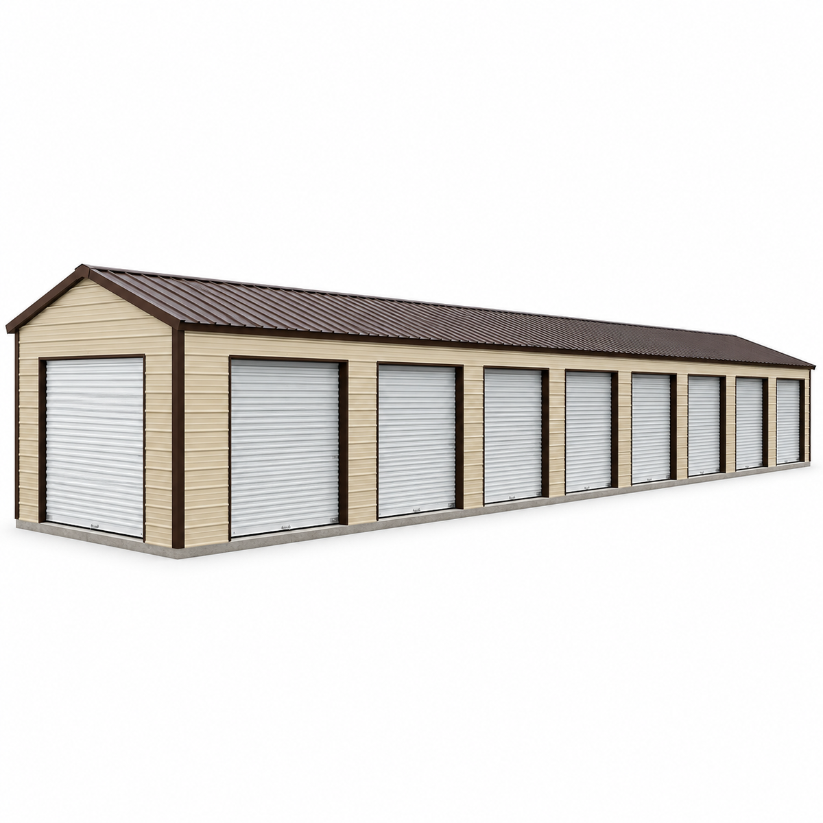 12' X 83' X 9' Eight-Unit Storage Building - Garage