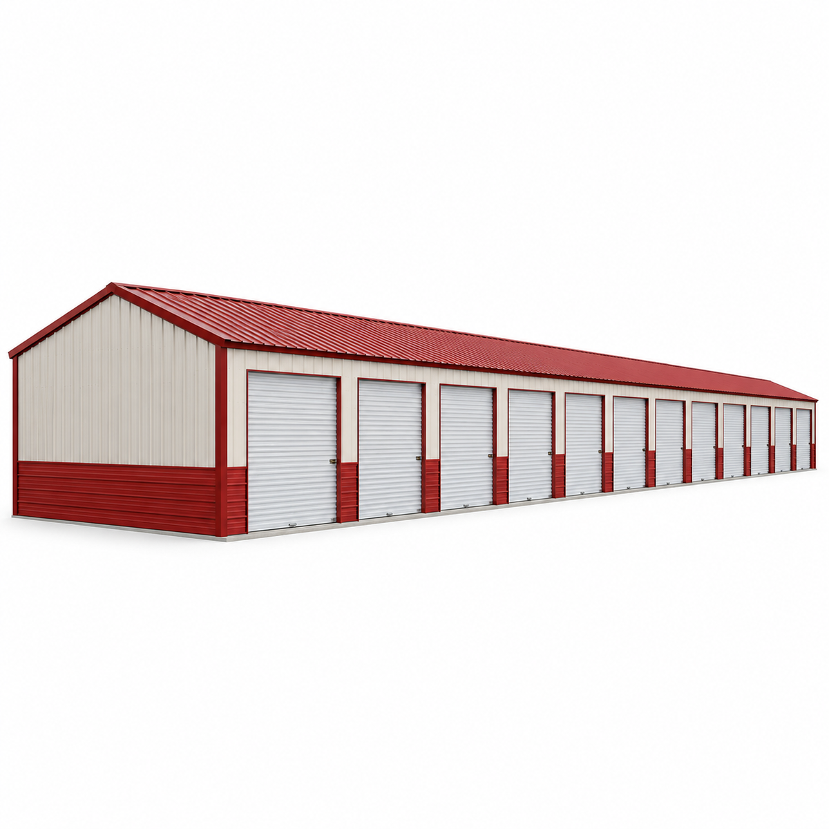 20' x 100' x 9' Ten Unit Storage Building
