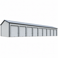 2025 American Steel Structures 18' x 90' x 9' Nine Unit Storage