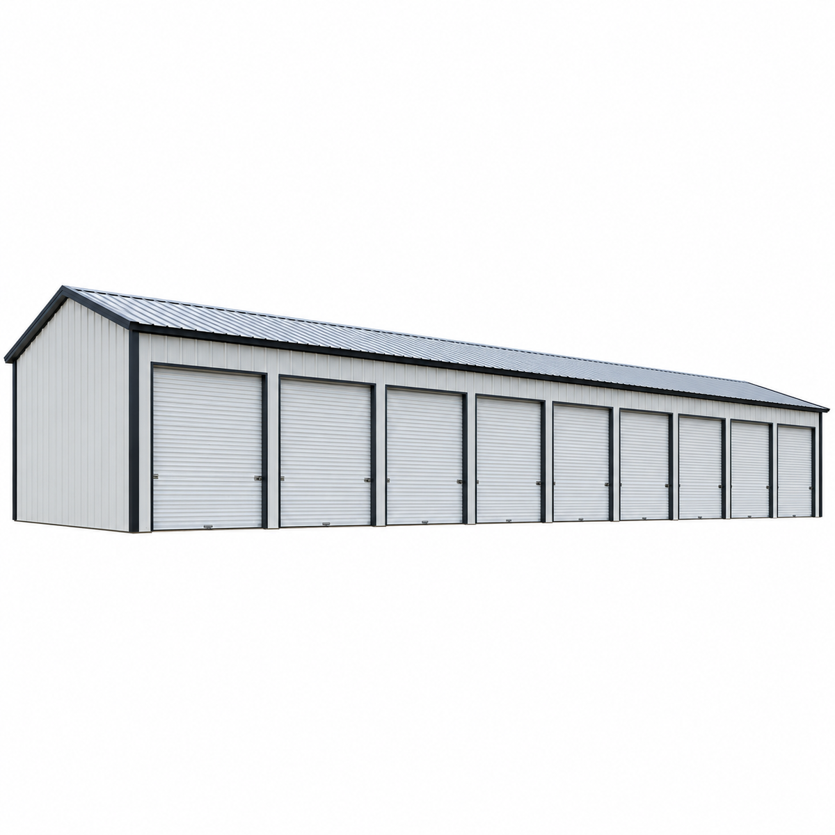2025 American Steel Structures 18' x 90' x 9' Nine Unit Storage