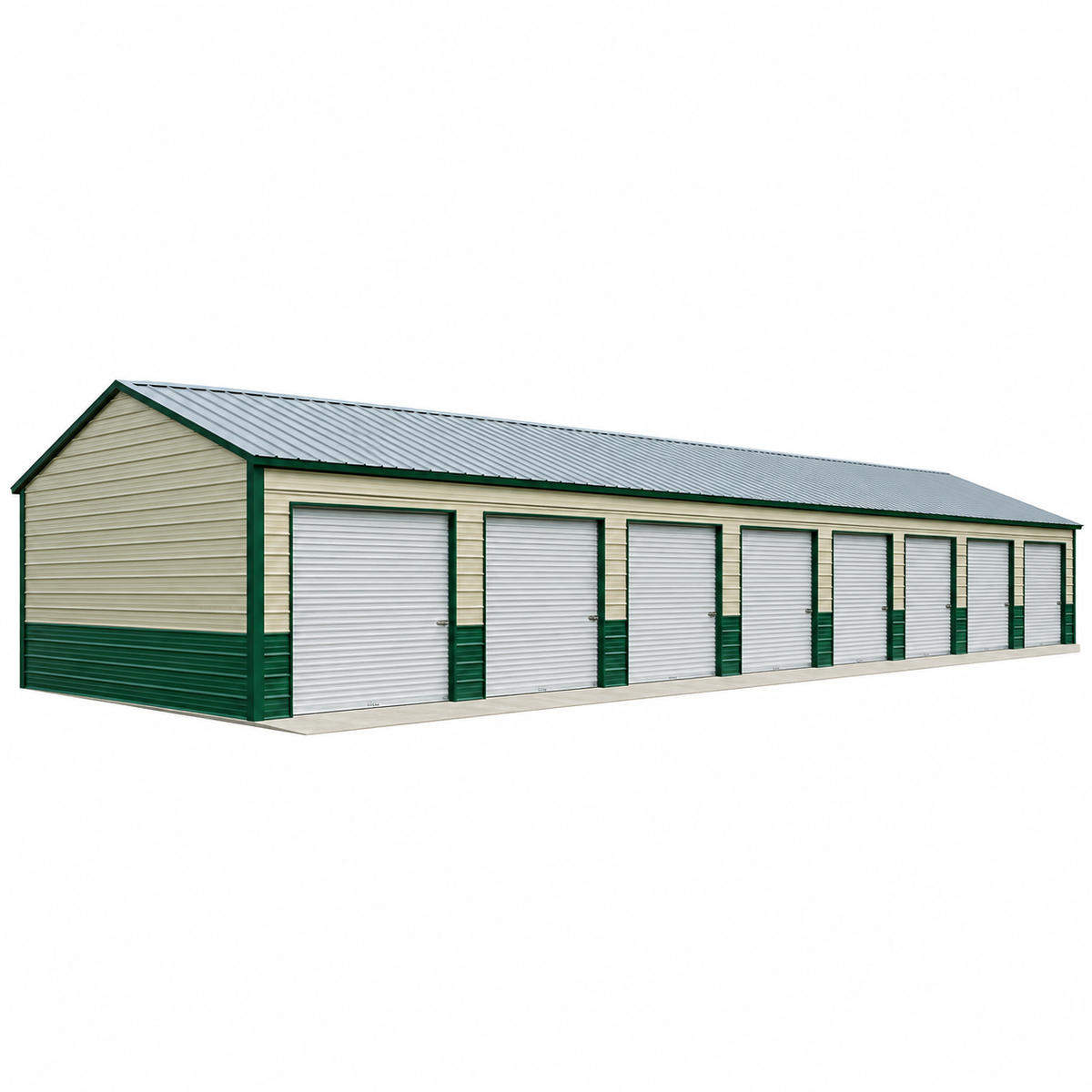 30'x80'x9' Sixteen Unit Storage