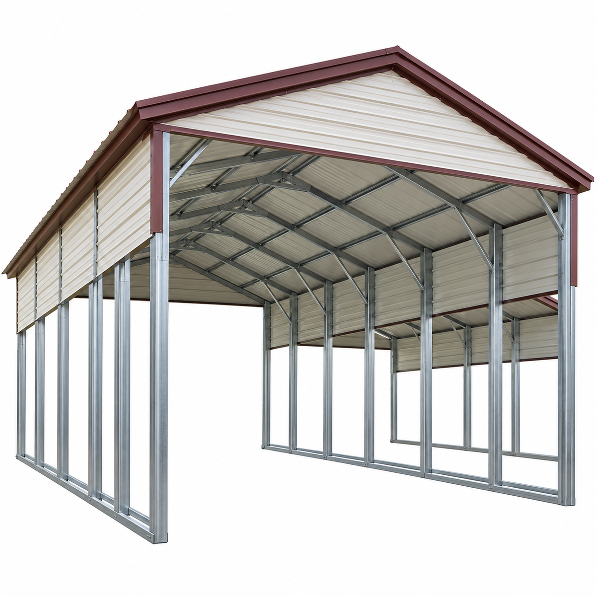 18'x30'x10' Double Leg RV or Truck Carport