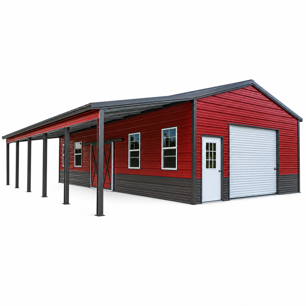 36' x 45' x 10' Workshop Barndo Cabin Shell