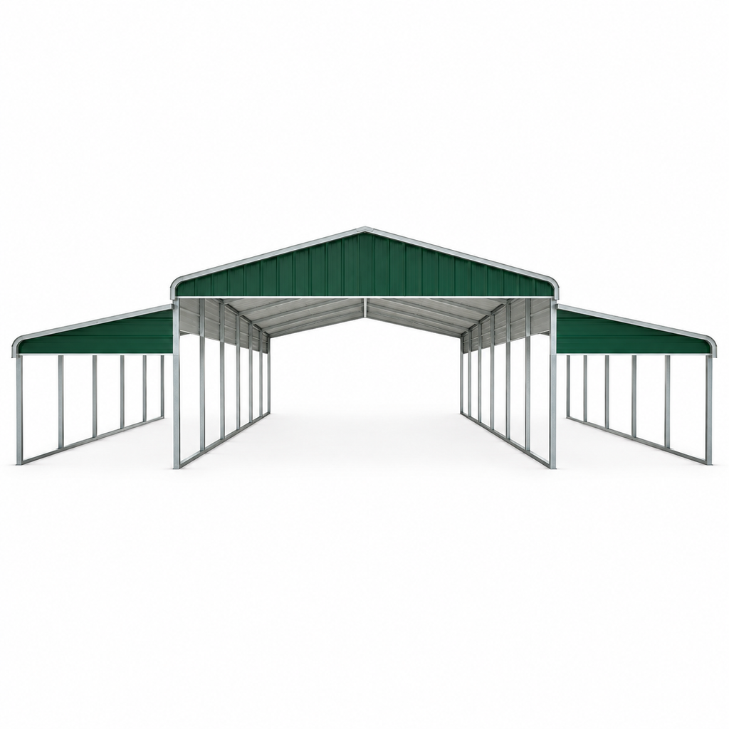 40' x 25' x 10/7' Ag Cover, Horse Barn, Animal Shelter, Hay Cover