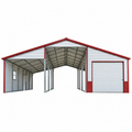 36' x 25' x 12'/9' Straight Line Triple Wide