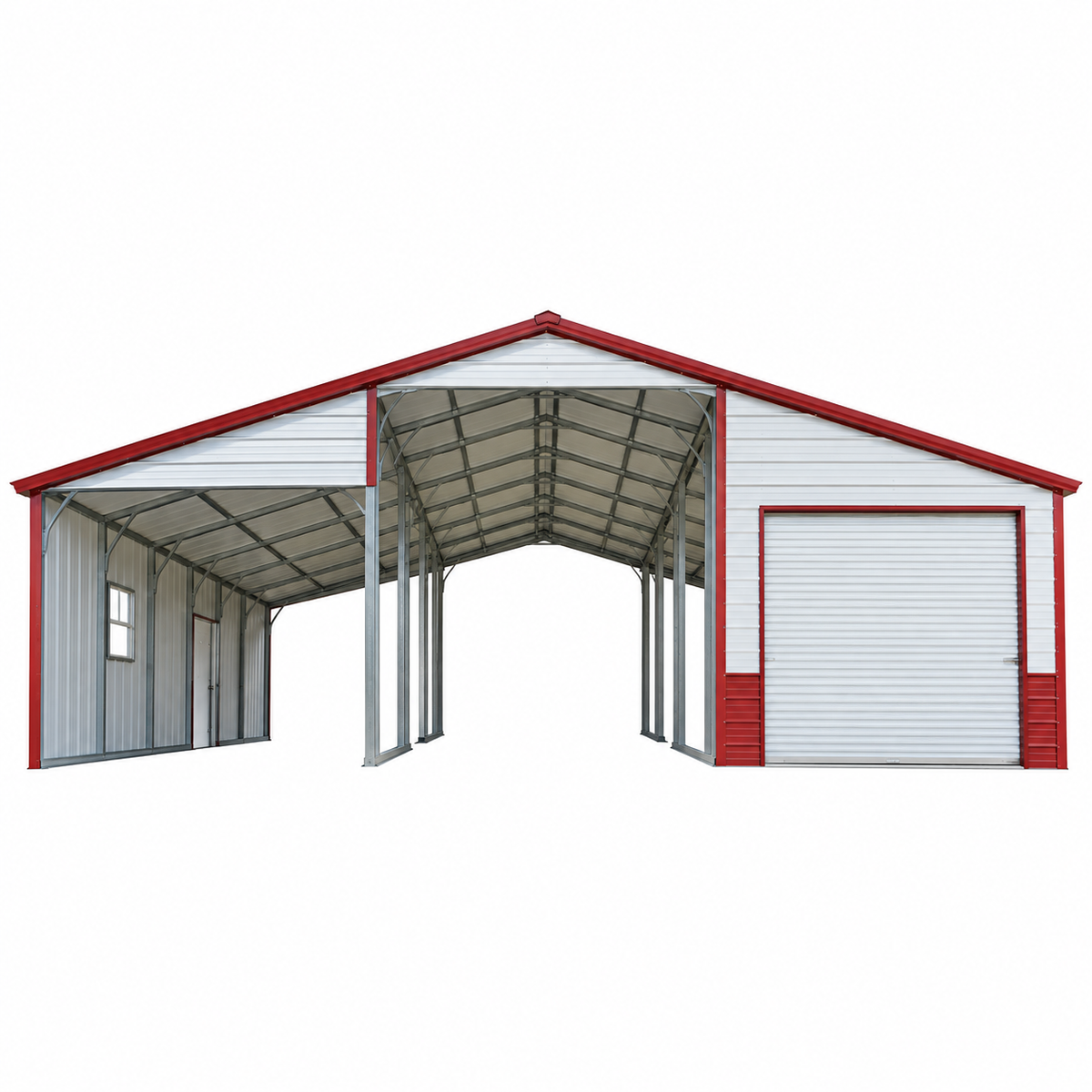 36' x 25' x 12'/9' Straight Line Triple Wide