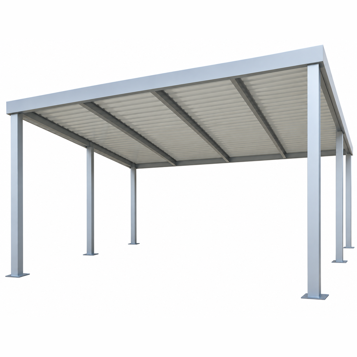 TEXAS ONLY - 20' x 40' x 10' Flat Truss Lean To Awning