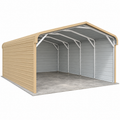 14' x 20' x 7' Three Sides Enclosed Regular Roof Boat Cover Carport