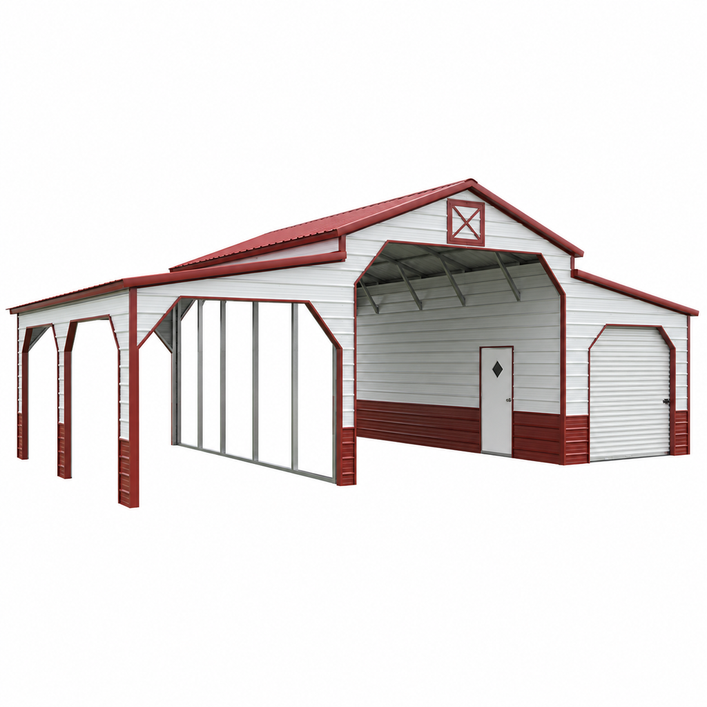 42 x 25 x 12'/9' Step Down Ag Barn