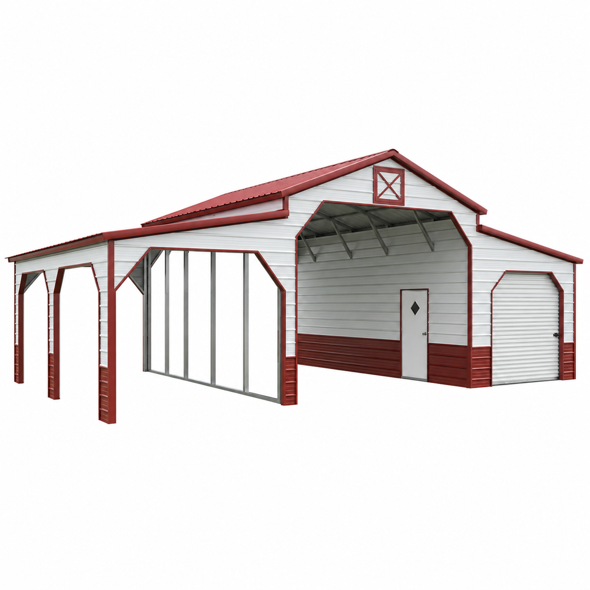 42 x 25 x 12'/9' Step Down Ag Barn