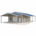Ready Built Steel 30x60x9 TEXAS ONLY Steel Post Frame Building