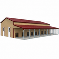 36' x 50' x 10' Ten Bay Dog Kennel with Cat Room