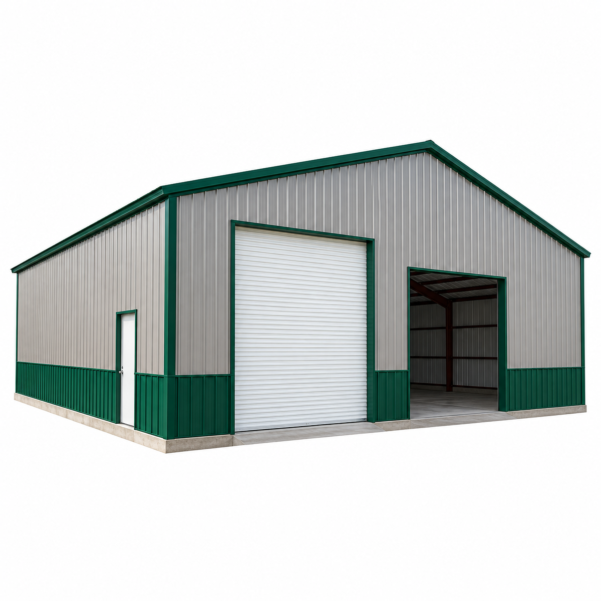 50' x 50' x 12' Commercial or Residential Metal Building