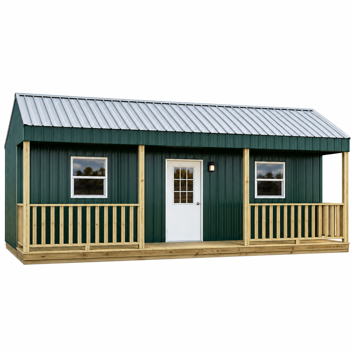 2026 General Shelters 16' x 30' Portable with Full Porch
