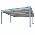 Ready Built Steel TEXAS ONLY - 24' x 30' x 8' Steel Post-Frame Carport Awning