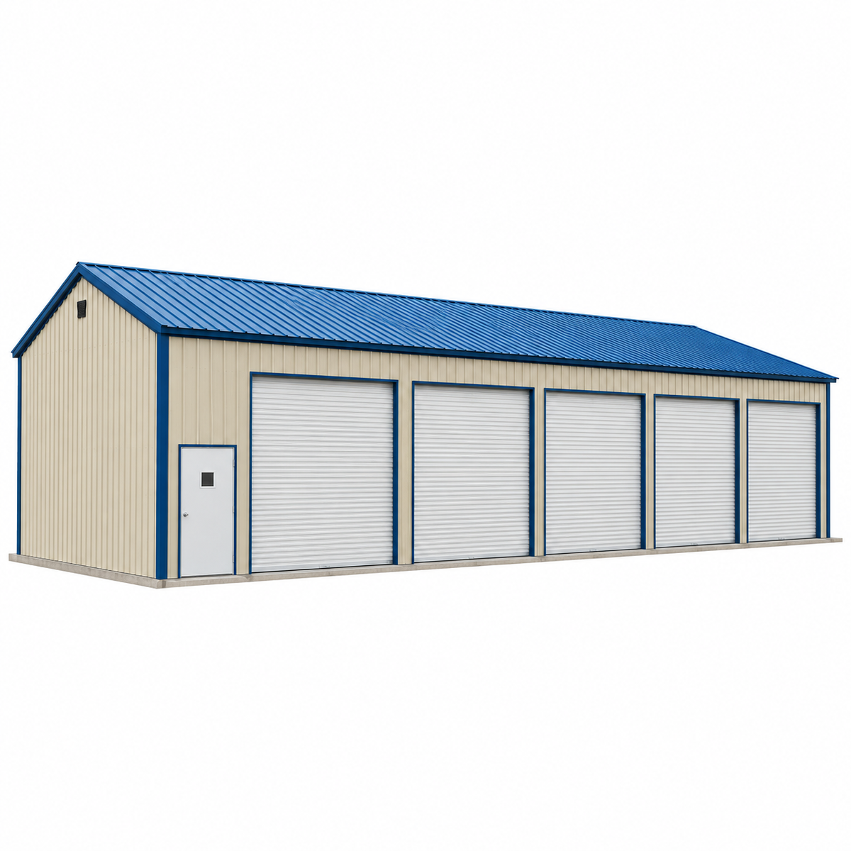 30' x 60' x 12' Five Car Garage