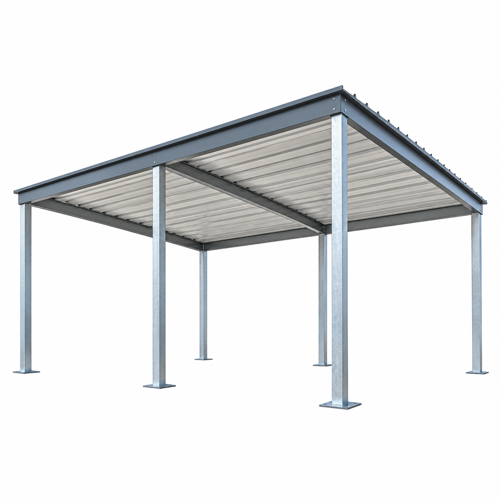 TEXAS ONLY - 20' x 30' x 12' Commerical Flat Roof Awning Cover