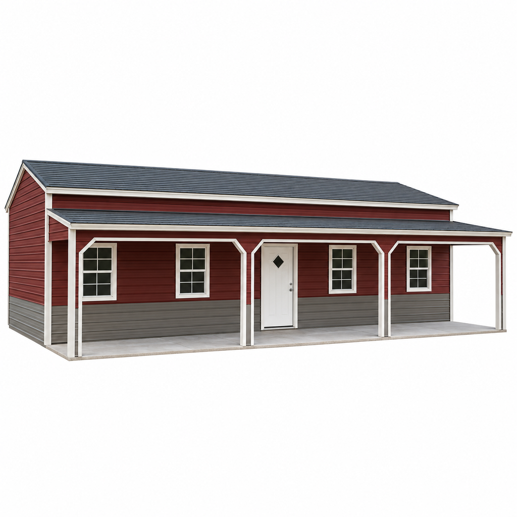 30' x 40' x 10' Tiny Home Barndominium Shell