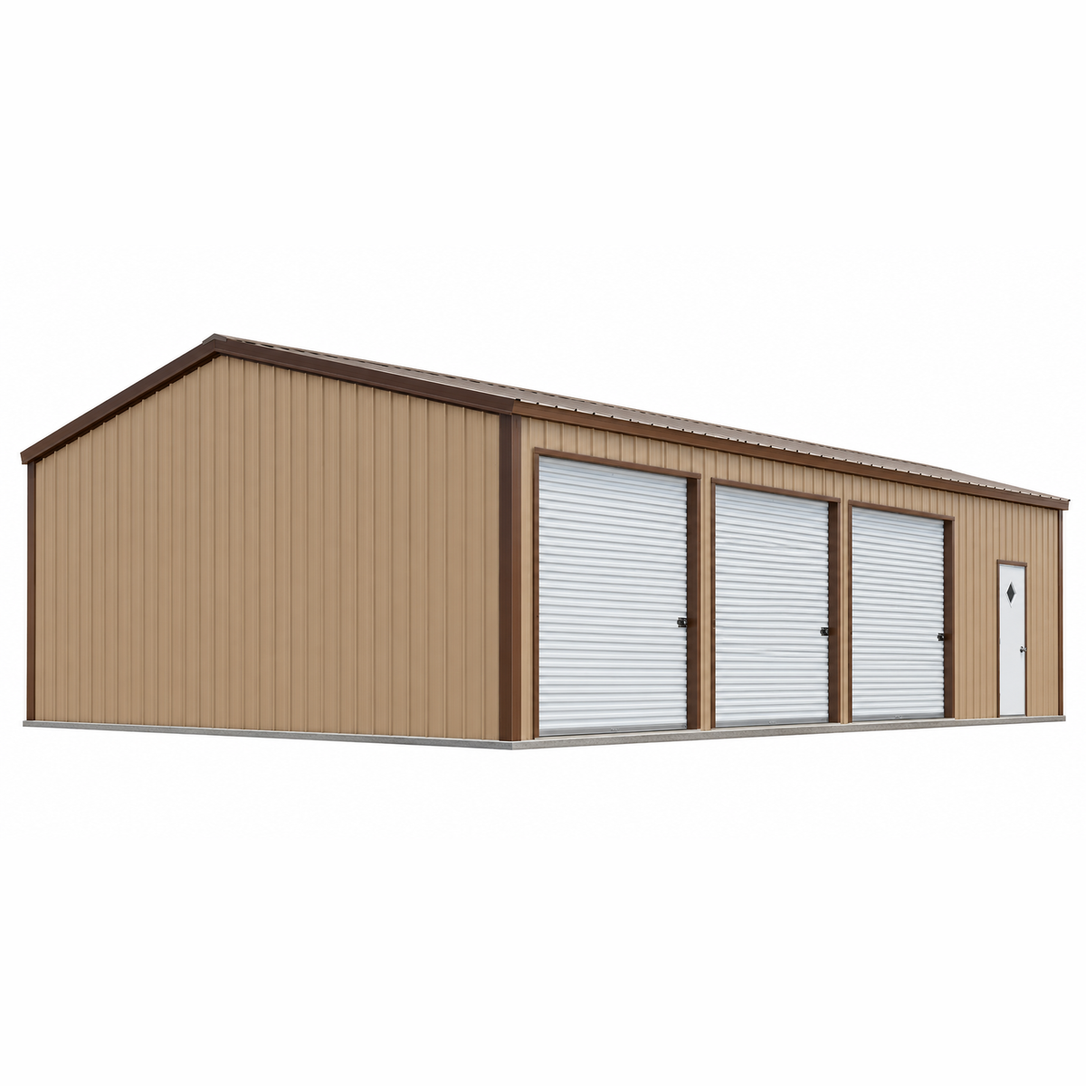 24'x40'x9' Three Car Garage Workshop