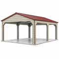 20' x 20' x 8' Pavilion Style Cover Carport