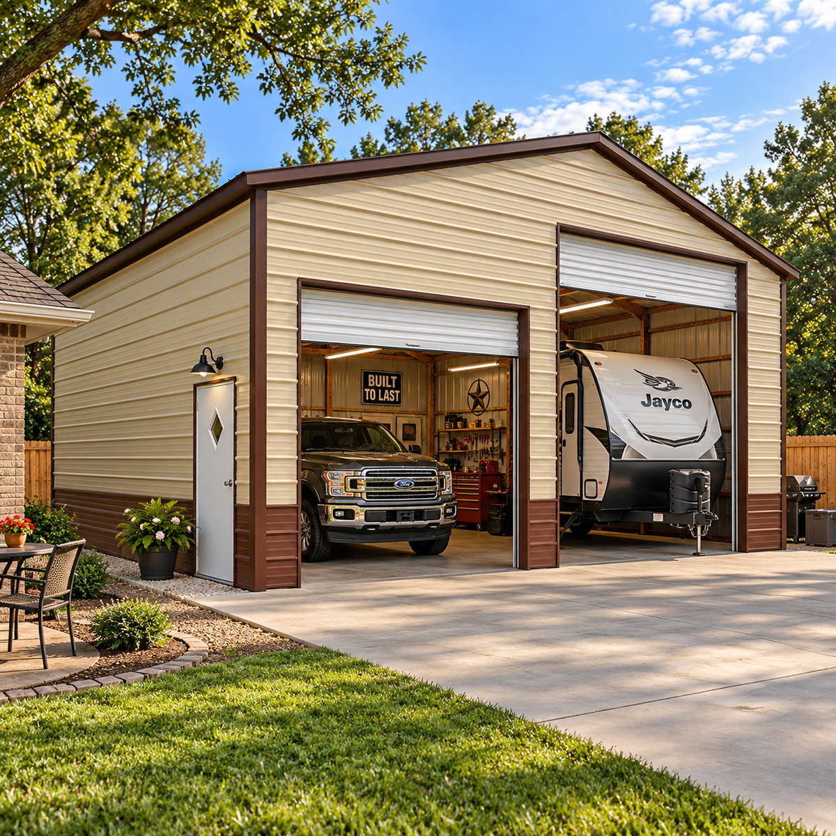 24'x25'x10' Workshop Garage