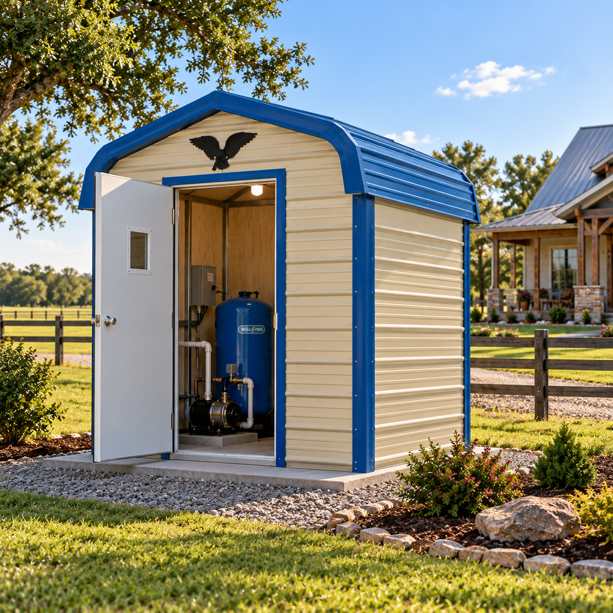 10' x 10' x 6' Well-Pump House or Storage