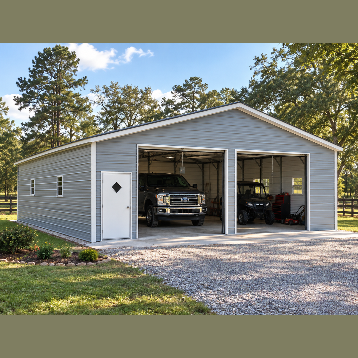 30' x 40' x 10' Garage Workshop