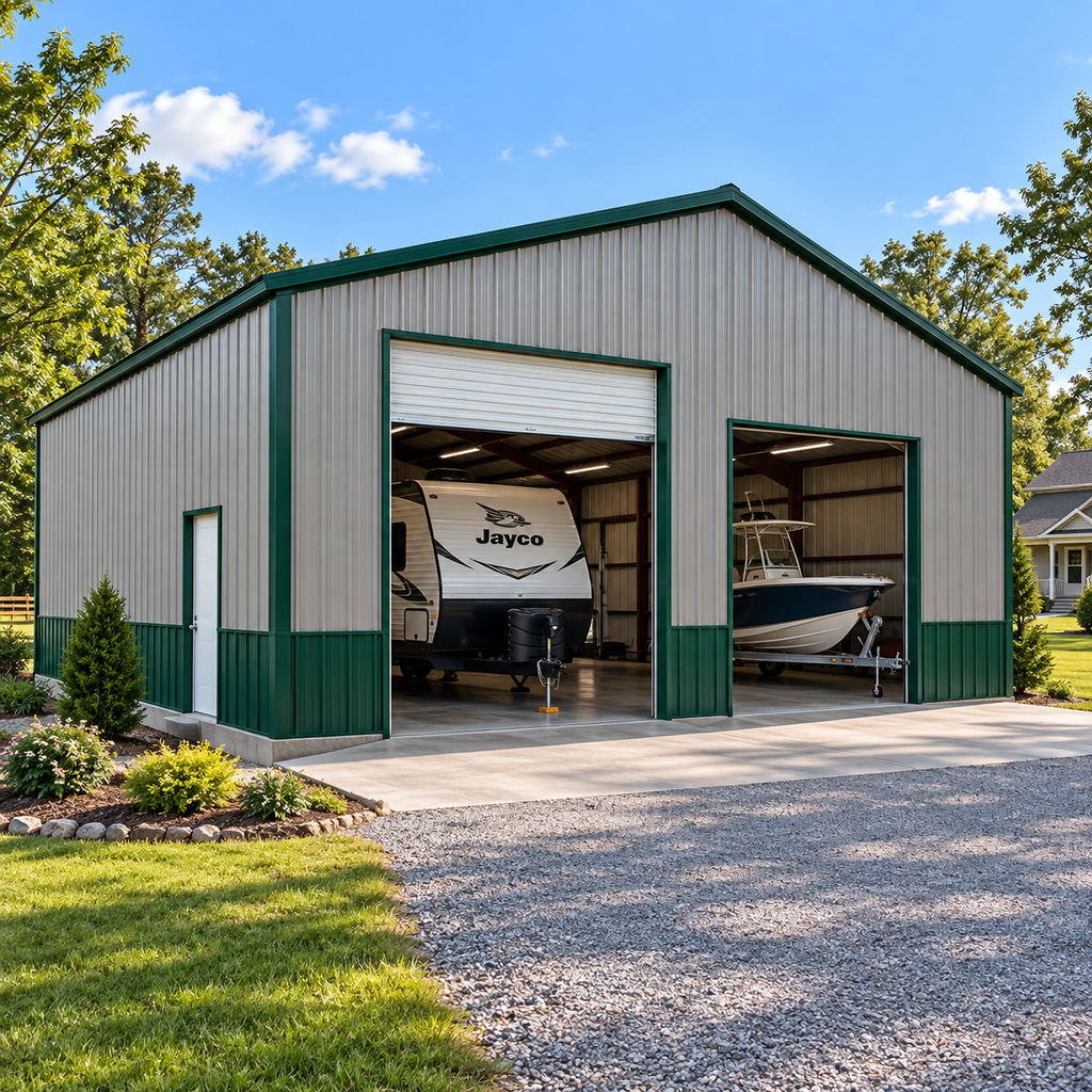 50' x 50' x 12' Commercial or Residential Metal Building