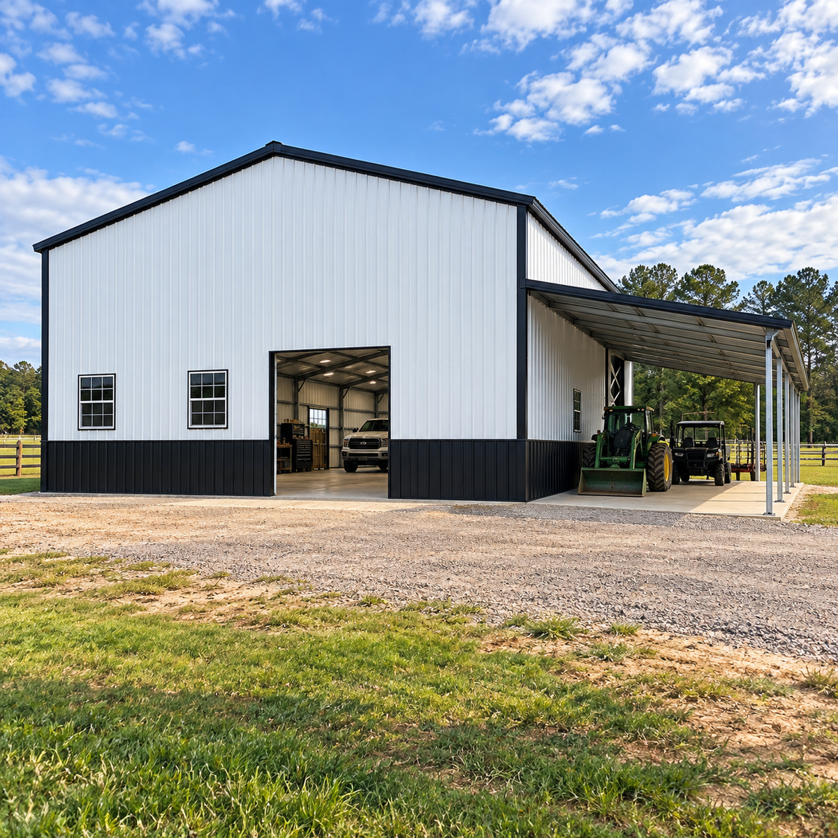 40' x 60' x 16' Garage Workshop