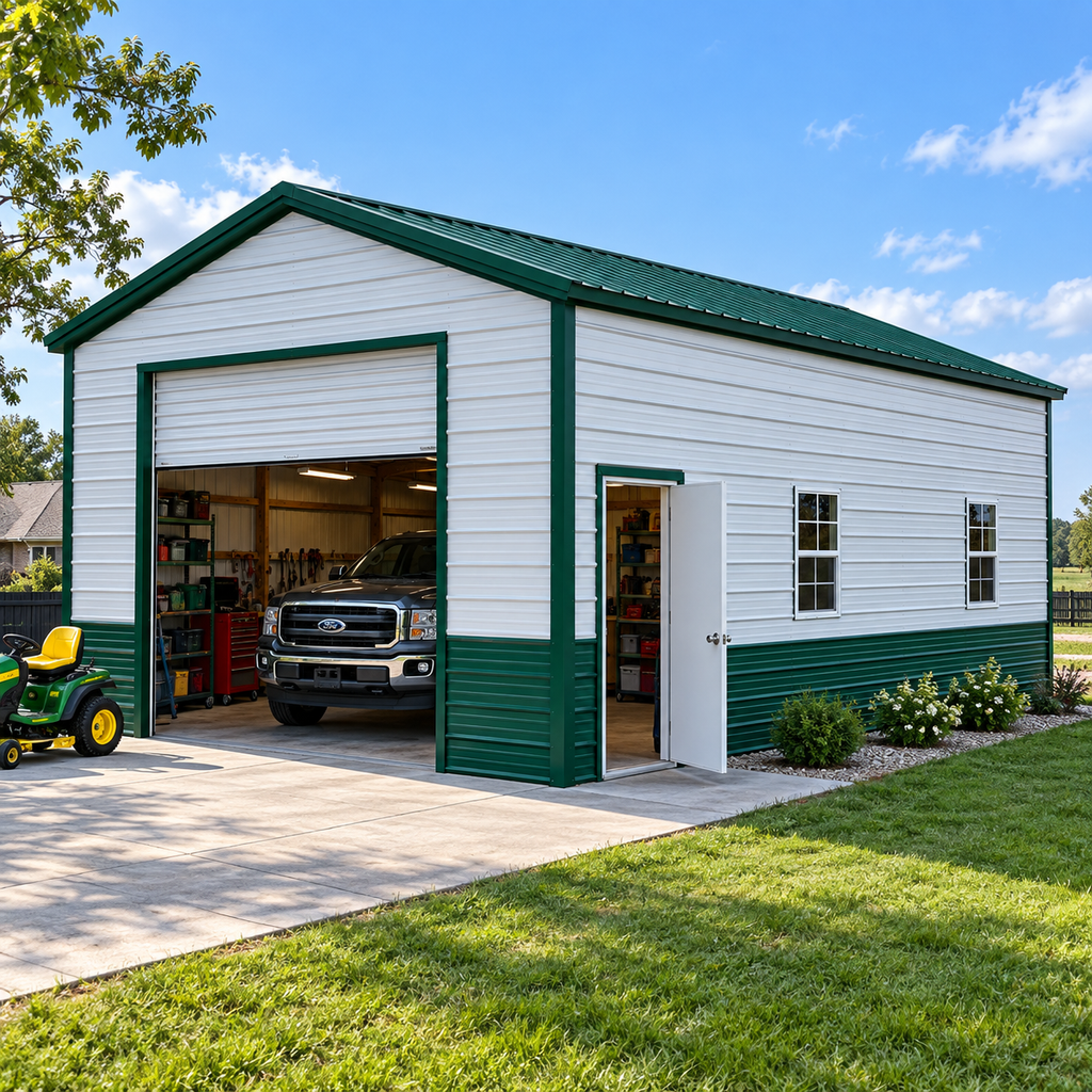 20' x 30' x 9' Garage Storage
