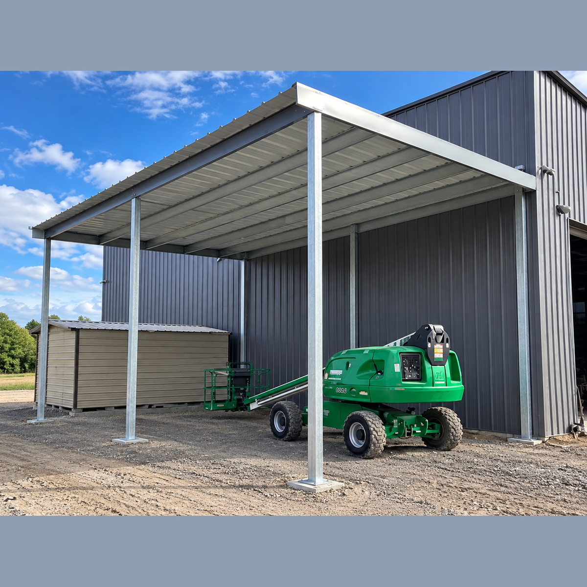 TEXAS ONLY - 20' x 30' x 12' Commerical Flat Roof Awning Cover