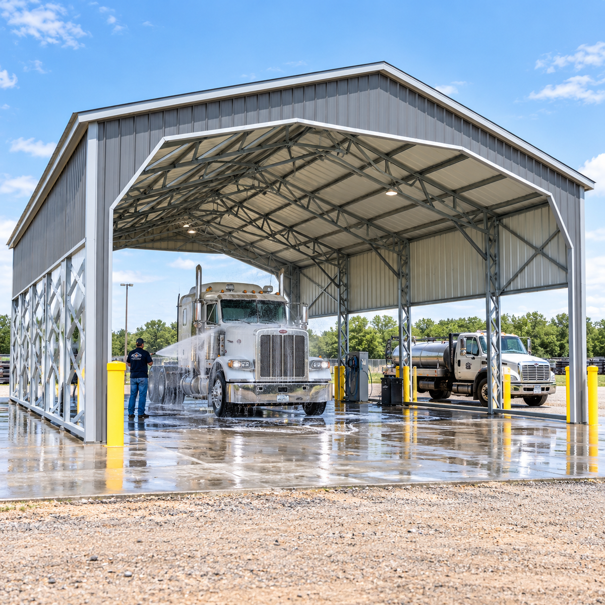 40' x 60' x 12' Commercial Cover