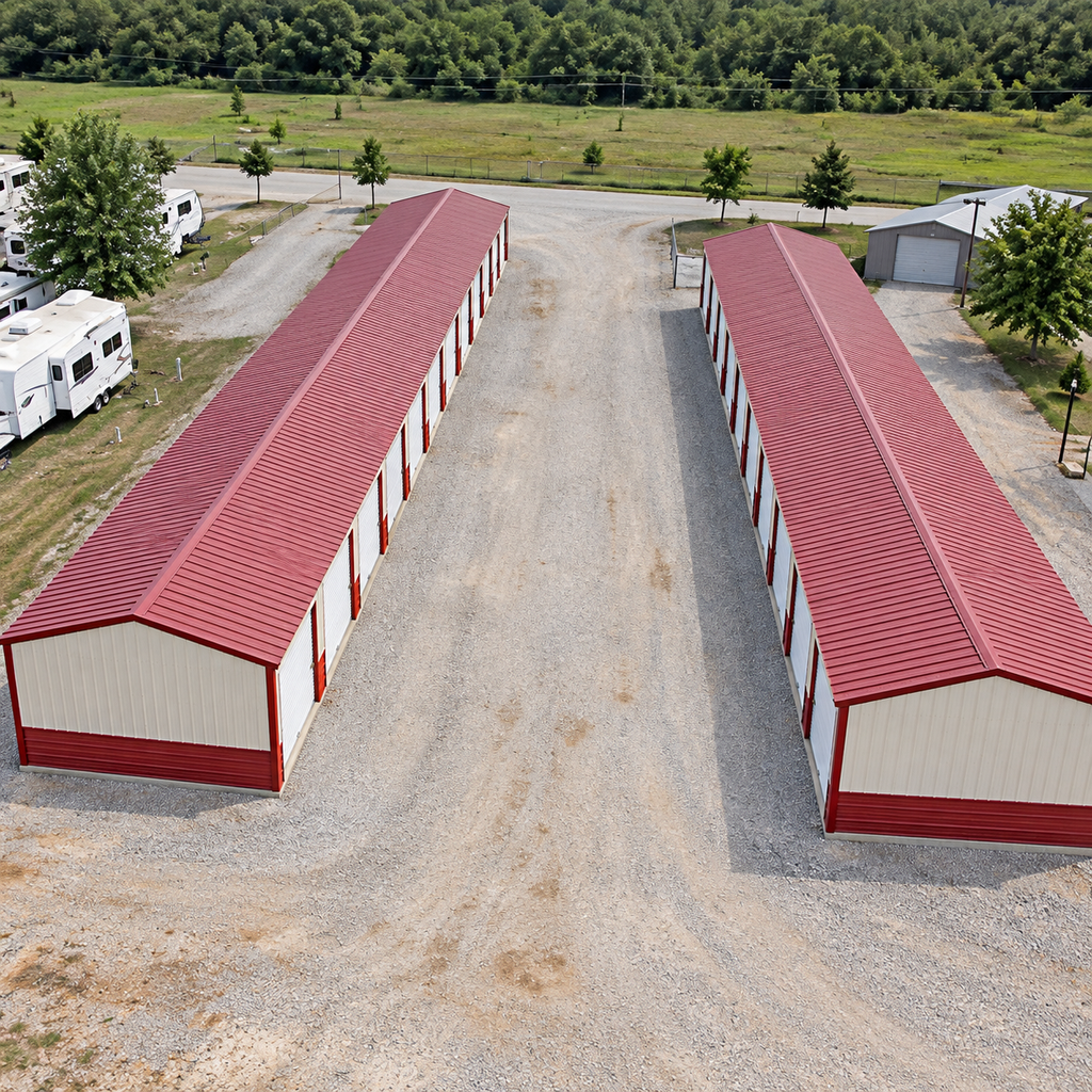 20' x 100' x 9' Ten Unit Storage Building