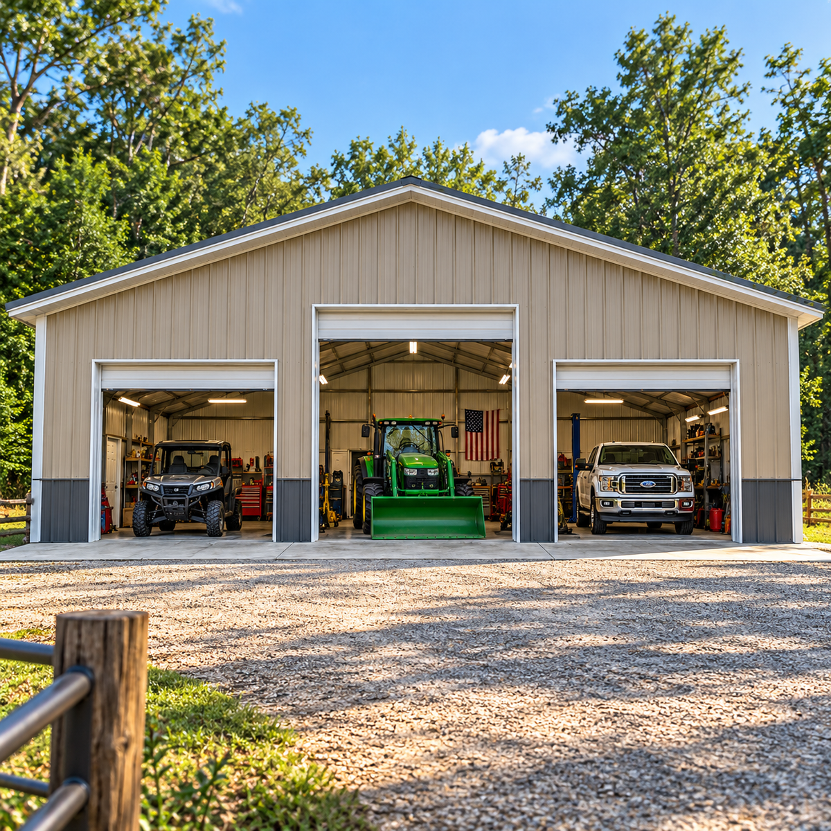 40' x 60' x 10' Garage Shop