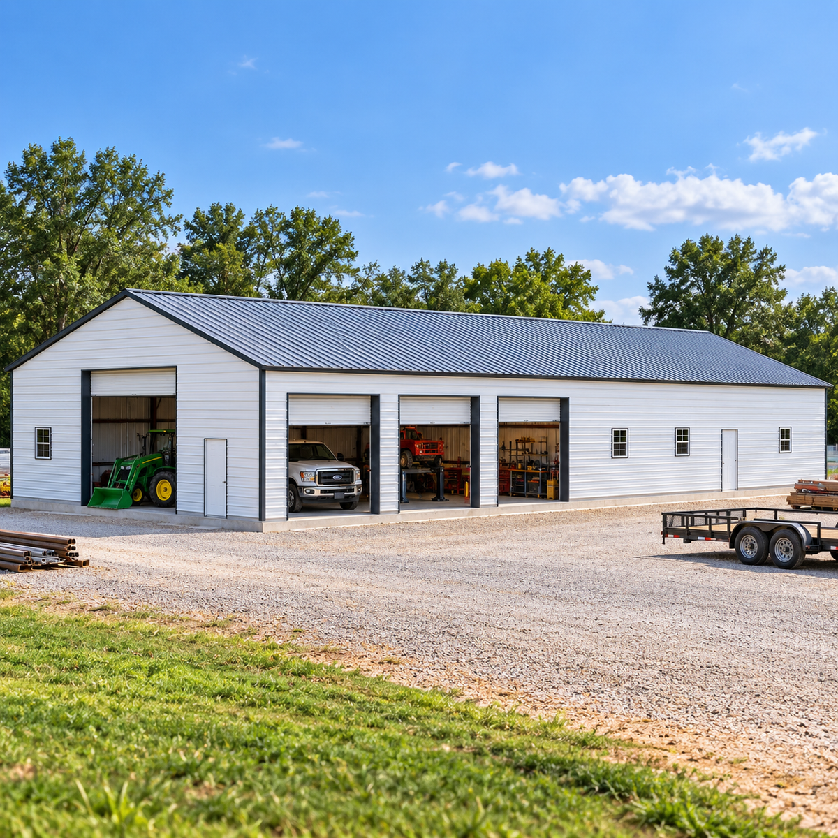 50' x 100' x 12' Commercial Garage Warehouse