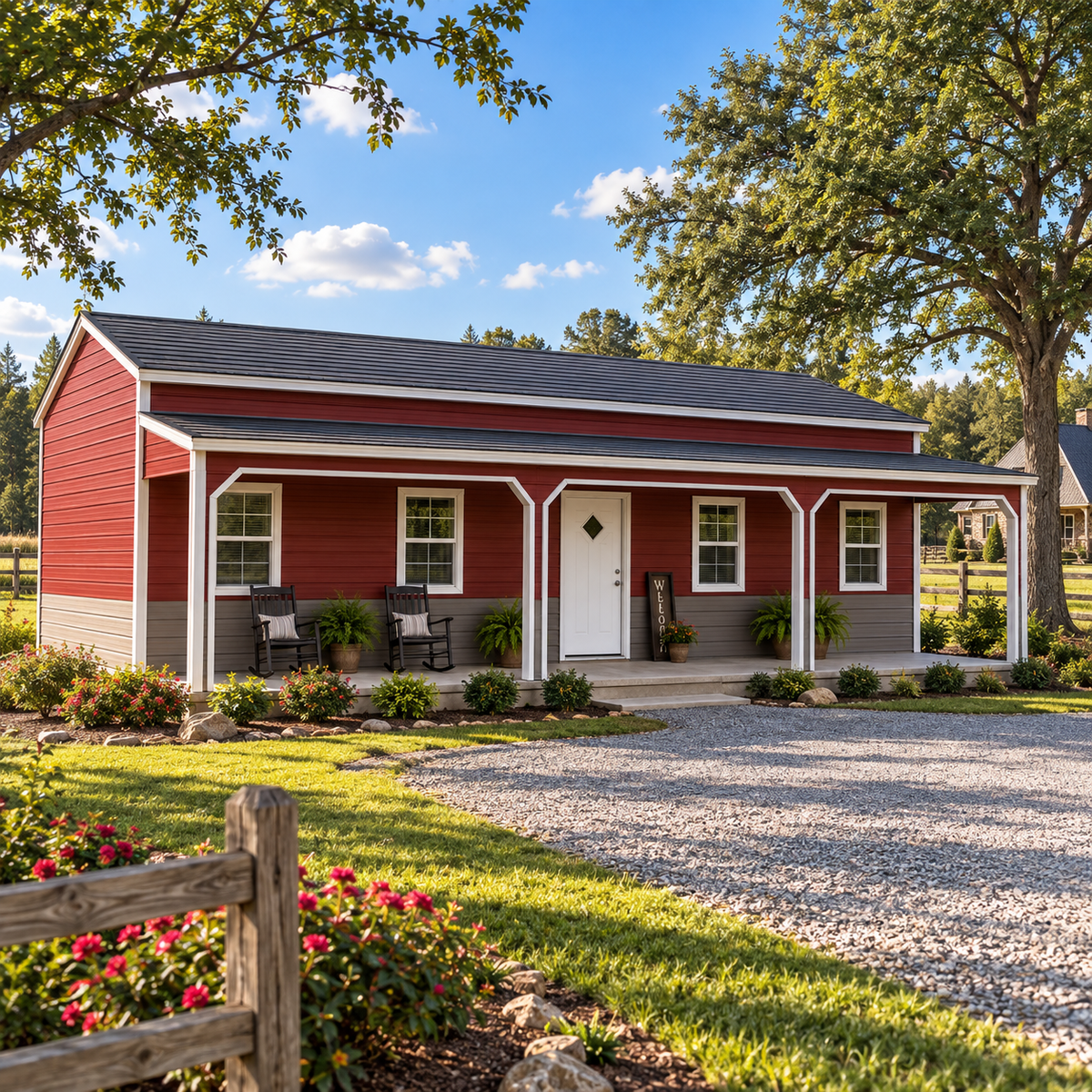 30' x 40' x 10' Tiny Home Barndominium Shell