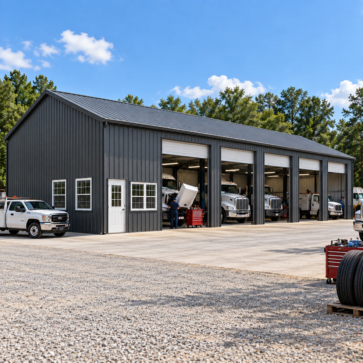 50' x 100' x 12' Commercial Garage Warehouse
