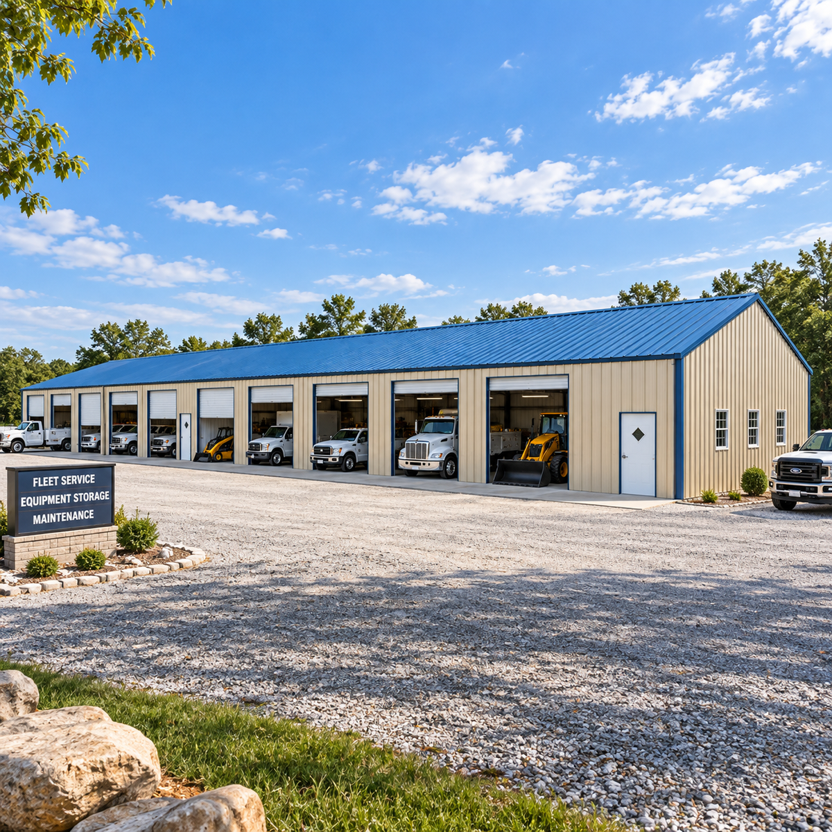 50' x 200' x 12' Commercial Metal Building