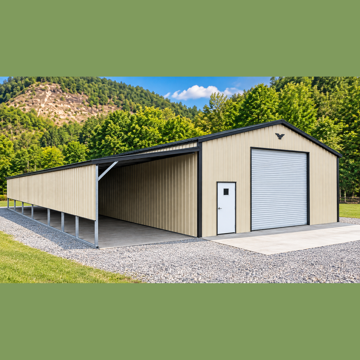 42' x 60' x 12'/9' Workshop
