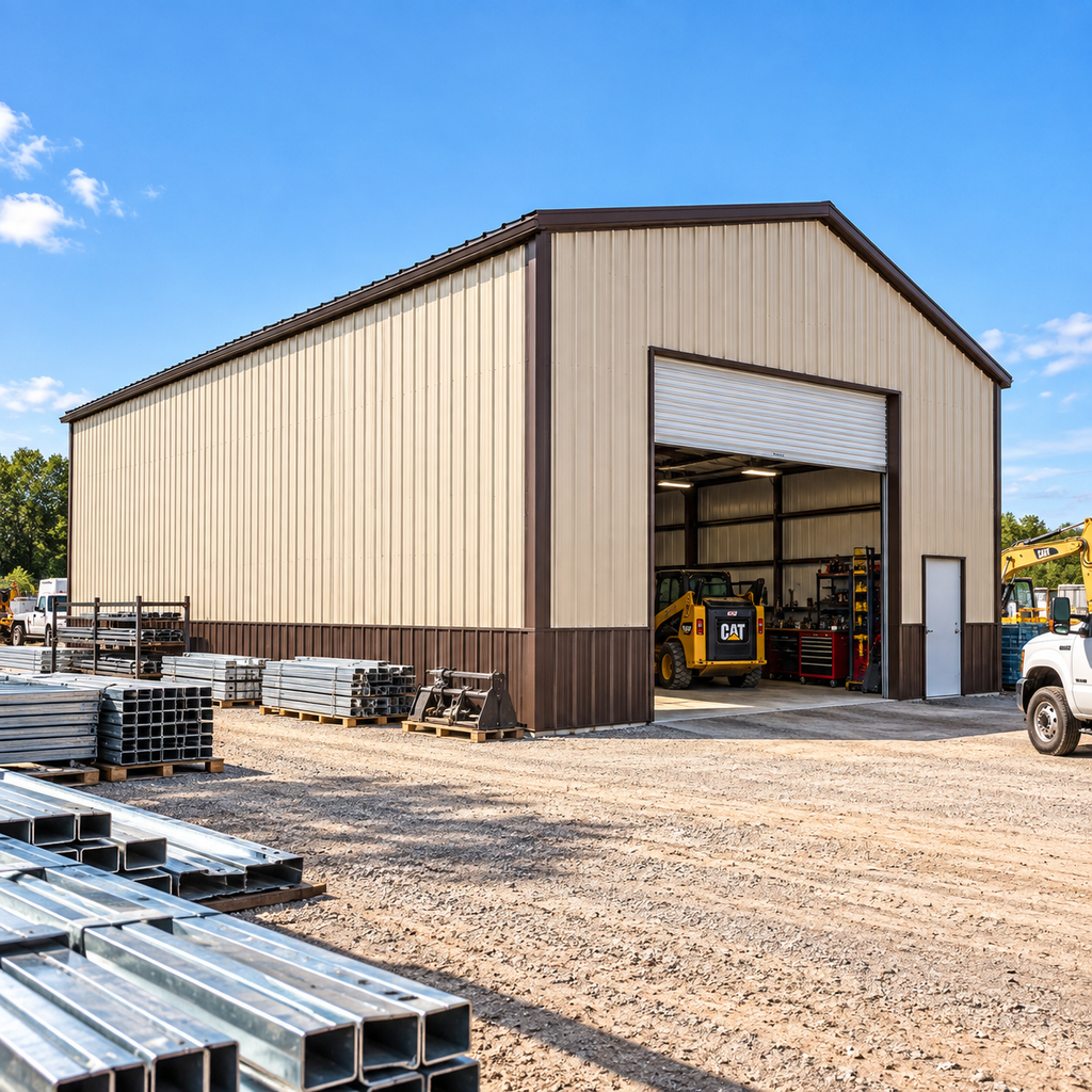 40' x 60' x 16' Commercial Metal Building