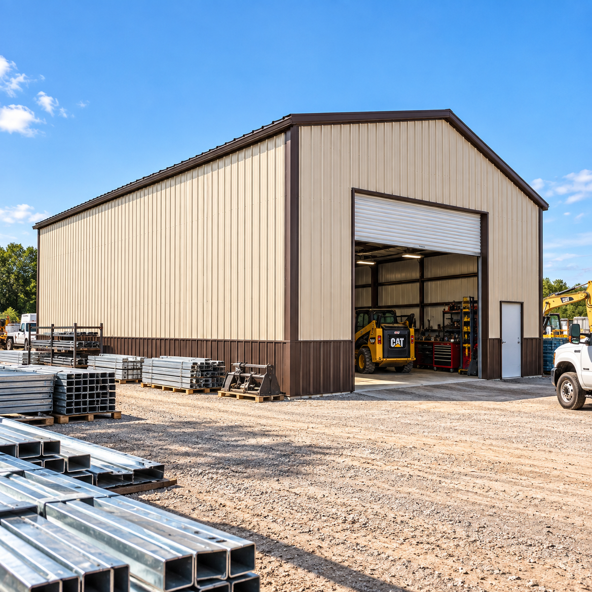 40' x 60' x 16' Commercial Metal Building