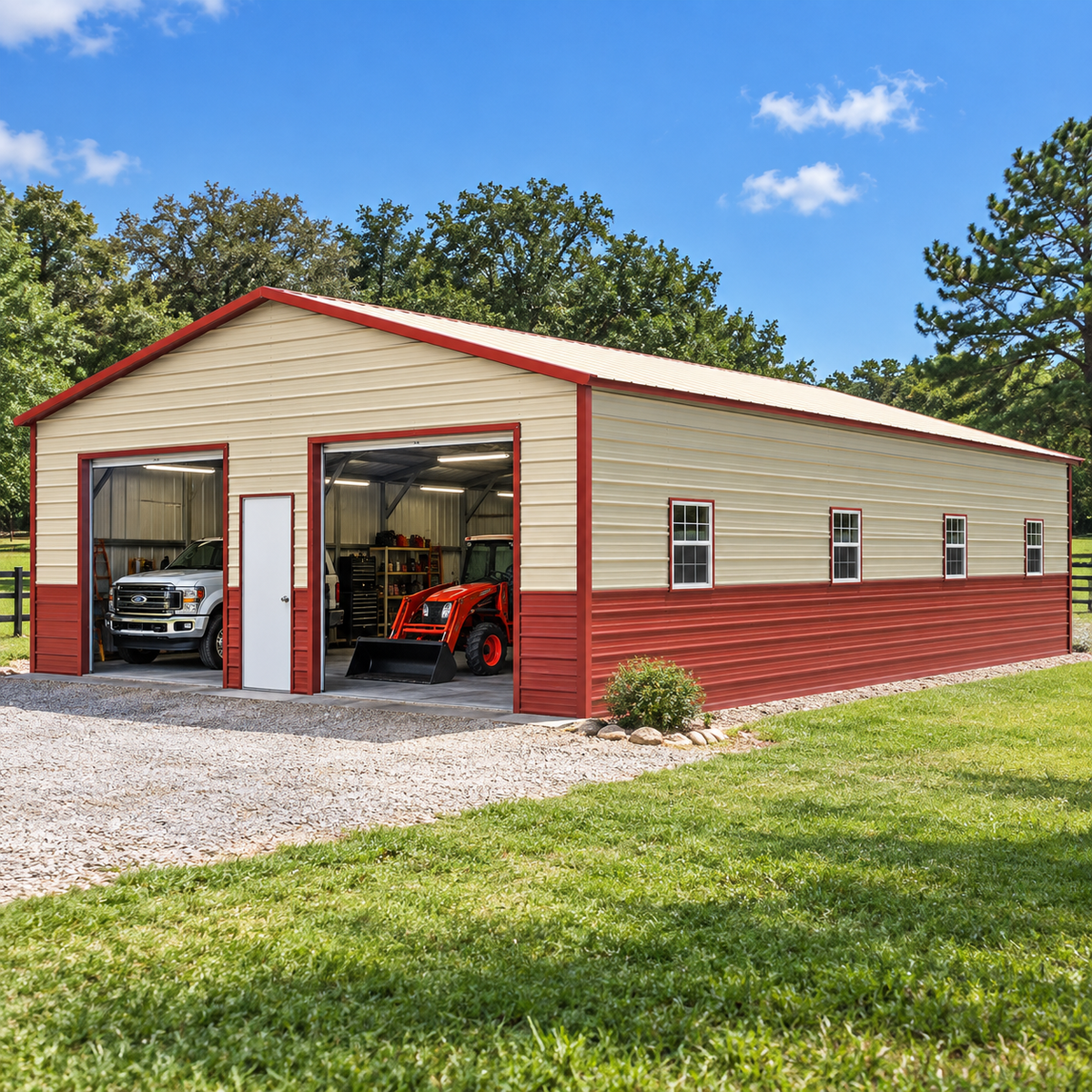 40' x 60' x 9' Garage Workshop Storage