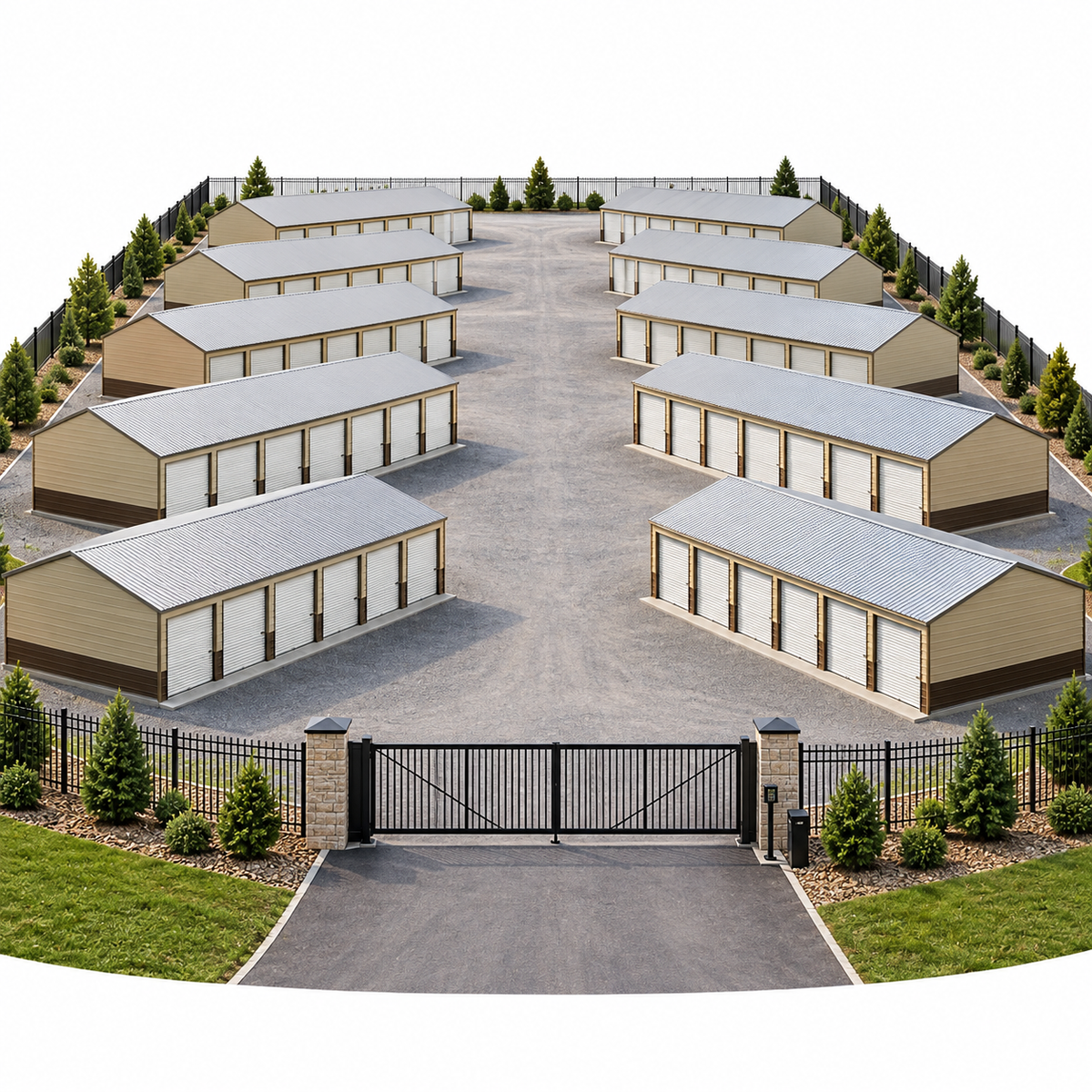 Self Storage Unit 50'x140'x13'