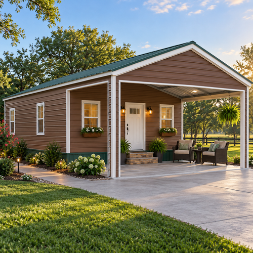 18' x 30' x 8' Guest Cottage, Barndominium, ADU Sh