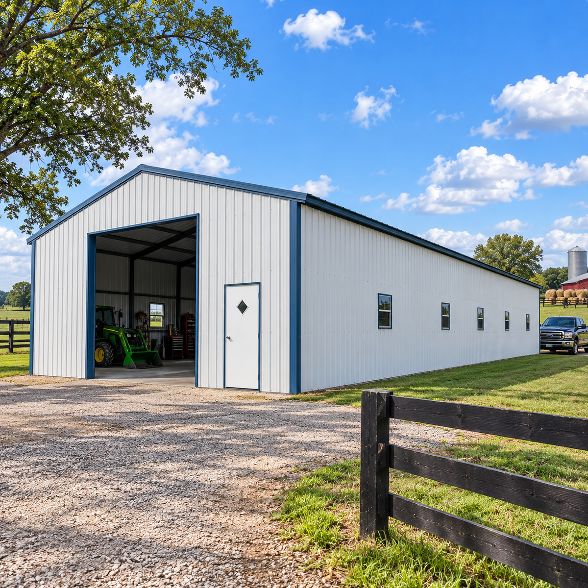 30' x 100' x 12' Garage Storage