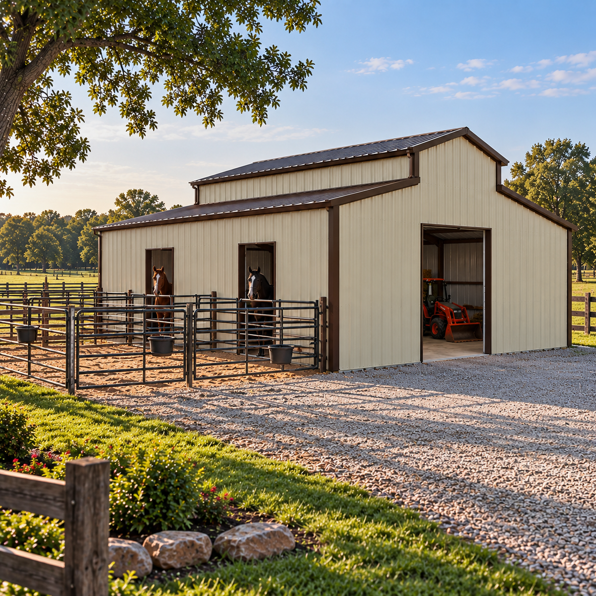 34x30x12/8 Horse Barn