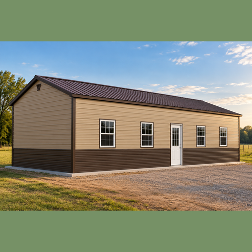18'x40'x10' Cabin Shell Style Steel Building