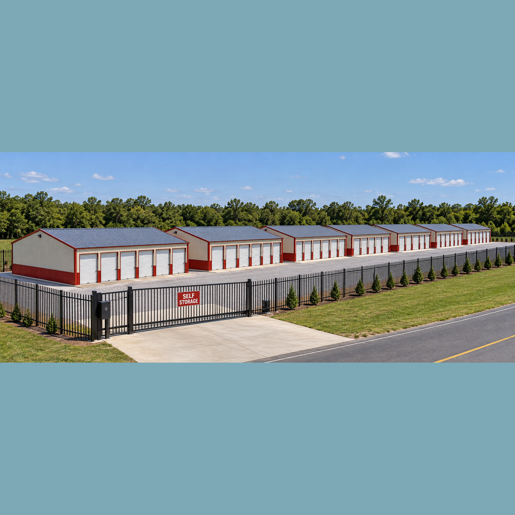 24' x 120' x 11' Ten Unit Storage